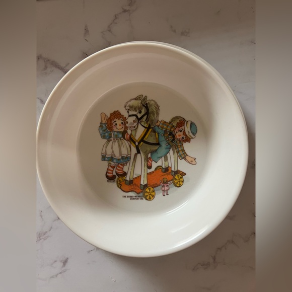 Vintage 1969 Raggedy Ann Bowl & Plate Set - Picture 1 of 5